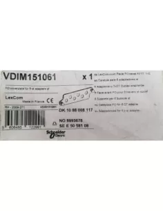 Placa Schneider vdim151061 6 piezas para actassi