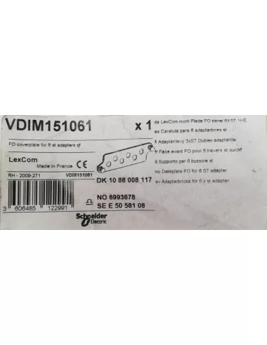 Schneider vdim151061 plate 6 st for actassi