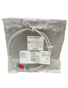 Câble Schneider VDIP181546010 PC U//UTP 4 broches Cat5e 155 MHz LSZH 1 m