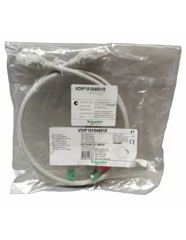 Schneider vdip181646010 pc u//utp 4p cat6 250 mhz lszh 1 m
