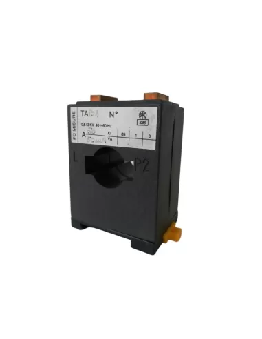 Unidata trasformatore amperometrico 50a 50ma d 22mm 30x10mm tab150l50ma
