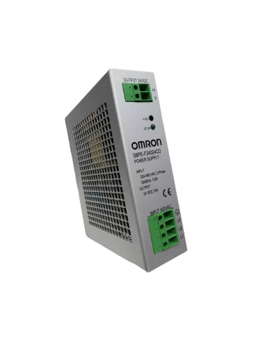 Alimentation à découpage Omron S8PEF24024CD-2-1 : entrée 320-480 Vca, sortie 24 Vcc 10 A