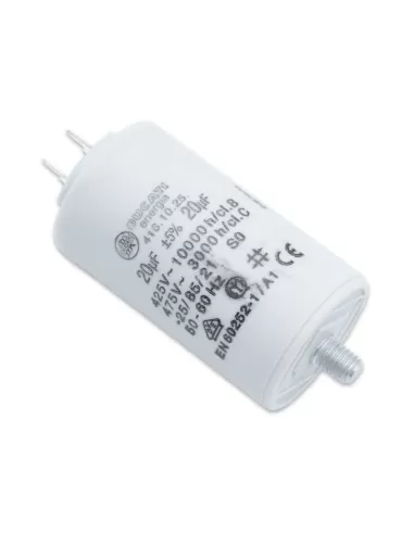 Condensateur Ducati Energia 14 µF 250 V, câble de 250 mm