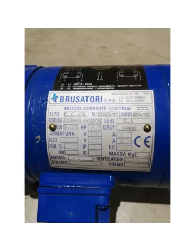 Brusatori cc63l motor cc 0,37kw//0,5hp 3000rpm170//190