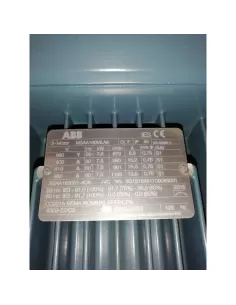 Moteur électrique Abb 7,5 kw 6 pôles ip55 aluminium ie3 400//690v4 3gaa163051-adk sans bride