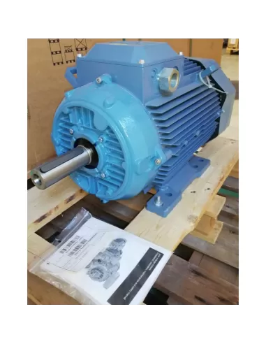 Abb electric motor 7.5 kw 6 poles ip55 aluminum ie3 400//690v4 3gaa163051-adk without flange