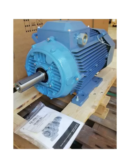 Abb electric motor 7.5 kw 6 poles ip55 aluminum ie3 400//690v4 3gaa163051-adk without flange