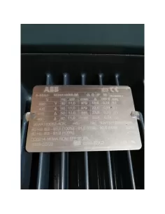 Abb electric motor 11 kw 6 poles ip55 aluminum ie3 400//690v 3gaa163052-adk without flange 2
