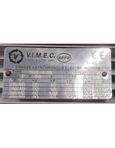 Vimec motor 90s-4 b5 230v//380v 1.1kw 2