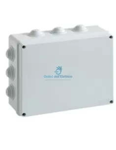 Faeg FG13409 Boîte en acier avec couvercle à vis en plastique IP55 380x300x120 2