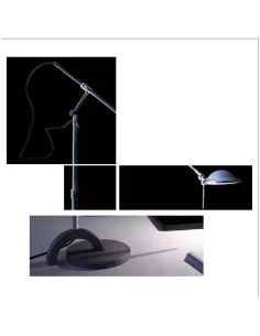 Viabizzuno f2 001 01 table mexcal chromée hsg gy6,35 50w 230v l 2