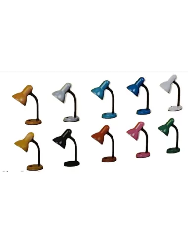 Lampe de table Tecnid h2077bn, hauteur 25 cm, 230 V, ampoule E27, puissance maximale 60 W