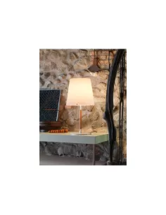 Structure de lampe de table Fontana arte 2198ta, 1 ampoule E27 de 100 W, sans verre.