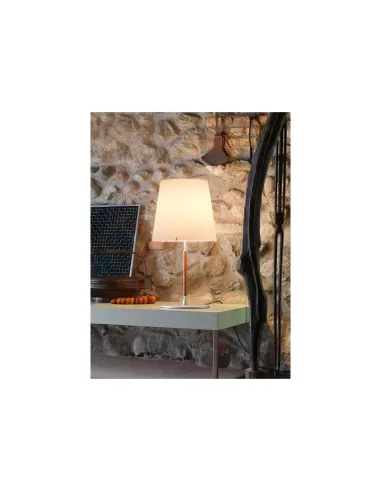 Structure de lampe de table Fontana arte 2198ta, 1 ampoule E27 de 100 W, sans verre.