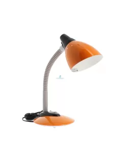 Orange/silver table lamp km80 e14