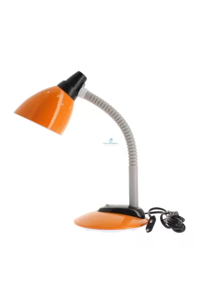 Lampe de table orange/argent km80 e14