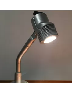 Reggiani 0 06123 0026 notturno pole-mounted wall light grey satin glass e27