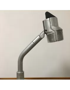 Reggiani 0 06123 0026 applique murale sur poteau Notturno, verre satiné gris E27 2