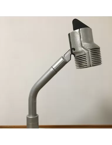 Reggiani 0 06123 0026 notturno applique da palo grigio vetro satinato e27