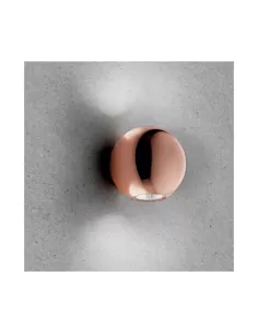 Linea light 6612 pelota double emission wall lamp 2xgu10 35w copper
