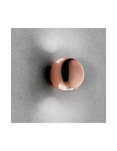 Linea light 6612 pelota double emission wall lamp 2xgu10 35w copper