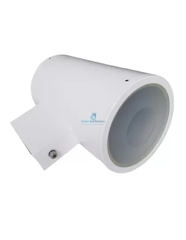 Viabizzuno f6.110.60 cylindre pr 20 e27 75w blanc mural ip44