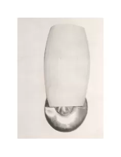 Applique murale Pan International PFA933 Flo, acier/verre/satin 1xE27