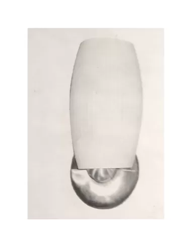 Applique murale Pan International PFA933 Flo, acier/verre/satin 1xE27