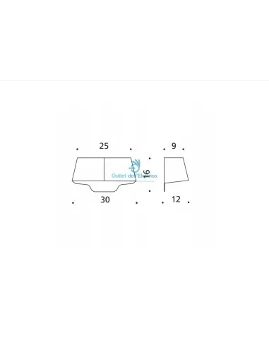 Artemide dmr3737d10 leti parete 30 fluo bianco