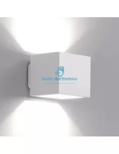 Icone CUBÒ2.20/BB lampada parete led 20w 3000k 230v bianco 2