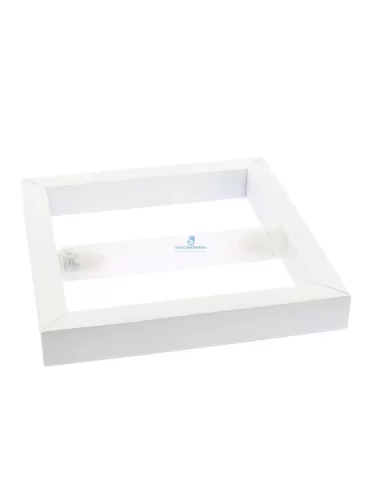 Metal Spot 44309 Cadre mur-plafond 200w r7s (118mm) blanc mat ip40