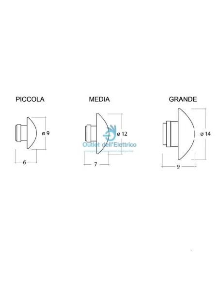 FontanaArte 277510JG Sillaba jack gande cm14