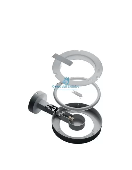 Artemide M060020 Lice Wandleuchte 1x22w fluo/1x60w halo weiß ip20