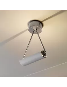 Fontana Arte AT1S300NSVS Scintilla 300W Pendant Light, Satin Nickel