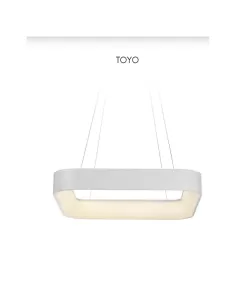 Suspension Toyo SOS00124 Pan International 42 W 3000 K 60 x 60 cm blanche