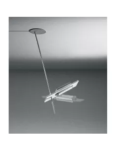 Ingo Maurer Wandering Finger Suspension with Grey Arm R7S C/L