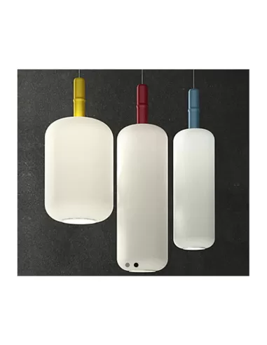 Targetti 1t3981 wasabi led suspension 13w chianti rouge h 350 300