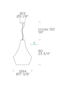 Leucos 0403120363602 Alma 60 s bianco 2