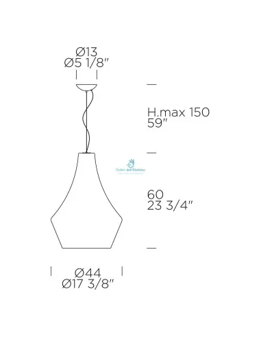 Leucos 0403120363602 Alma 60s blanco