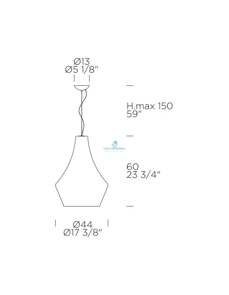 Leucos 0403120363602 Alma 60s blanco
