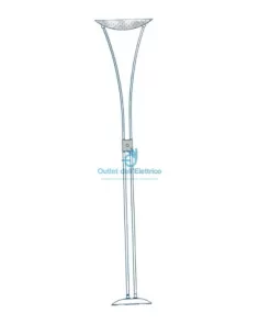 Lampadaire Pan International Sofia en bronze 230 V max 150 W R7S