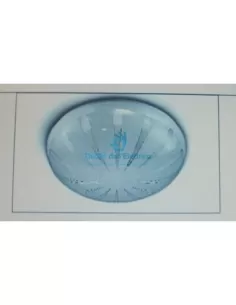 Novalux A4202T Plafoniera tonda 40+32w d470 fin.trasparente