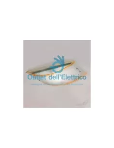 Linea Light 4531 Deckenleuchte aus bernsteinfarbenem Glas d.61 3XE27 60W