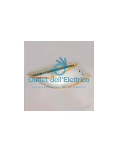 Plaque de plafonnier en verre ambré Linea Light 4531 d.61 3XE27 60W