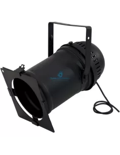 Projecteur PAR 64 Eurolite 42100960 avec câble noir, PAR64 GX16D 230 V, noir, max. 1000 Eco