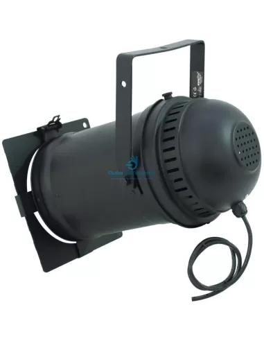 Eurolite 42100960 par 64 long spot luce con cavo nero faro par64 gx16d 230v nero max 1000 eco