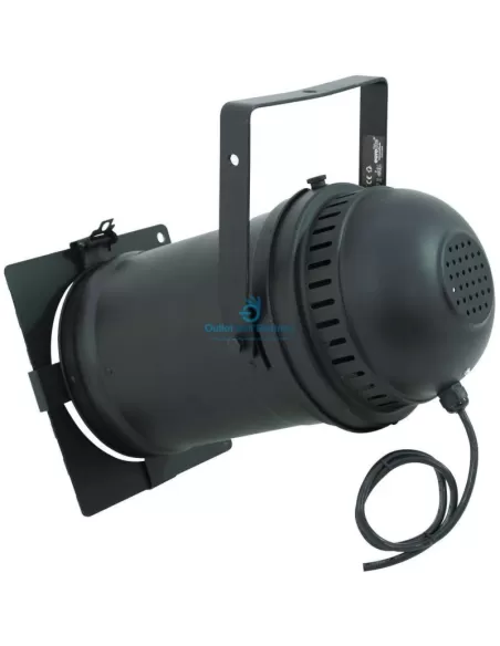 Eurolite 42100960 par 64 long spot light with black cable par64 gx16d 230v black max 1000 eco
