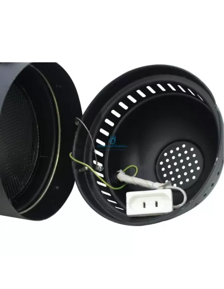 Eurolite 42100960 par 64 long spot luce con cavo nero faro par64 gx16d 230v nero max 1000 eco