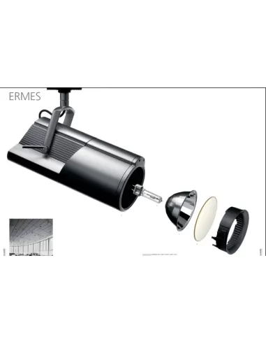 Artemide m020463 ermes 155 qr111 max 100w avec transformateur interne
