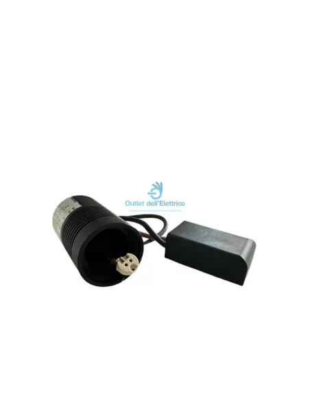 Viabizzuno f6 004 18 t m4 confort noir mat gu4 20w ip67 transformer Viabizzuno f6 004 18 t m4 confort noir mat gu4 20w ip67 transformer